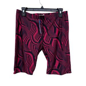 iswim red black swirl‎ NEW NWT swim shorts  Size: 40